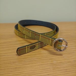 Dickies Plaid Belt Size M